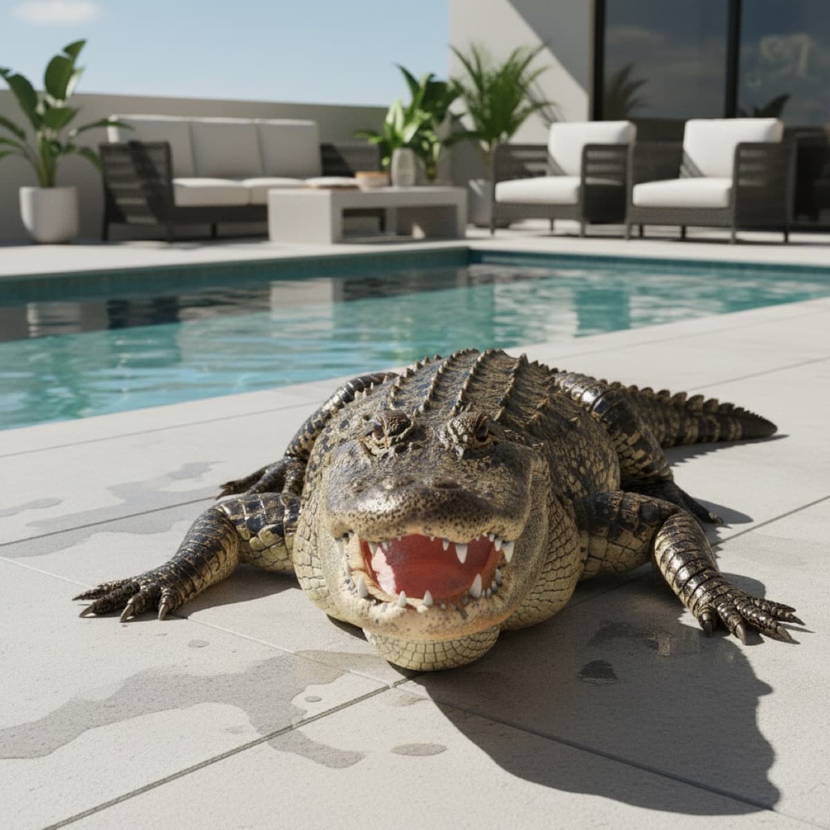 alligator AI prank photo example