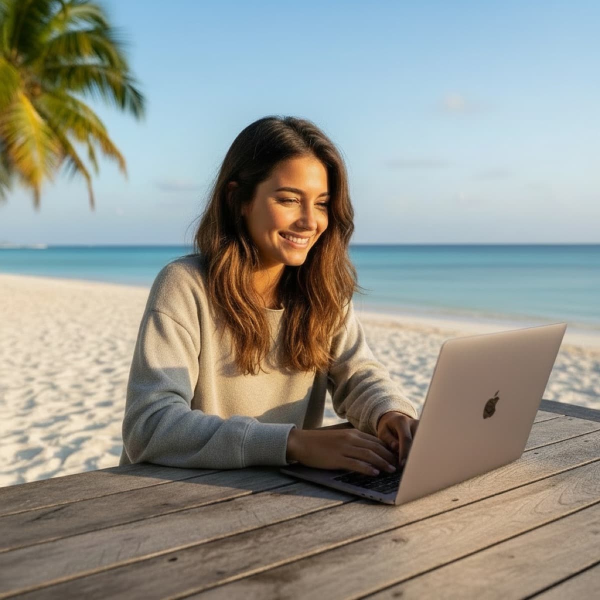 beachoffice AI prank photo example