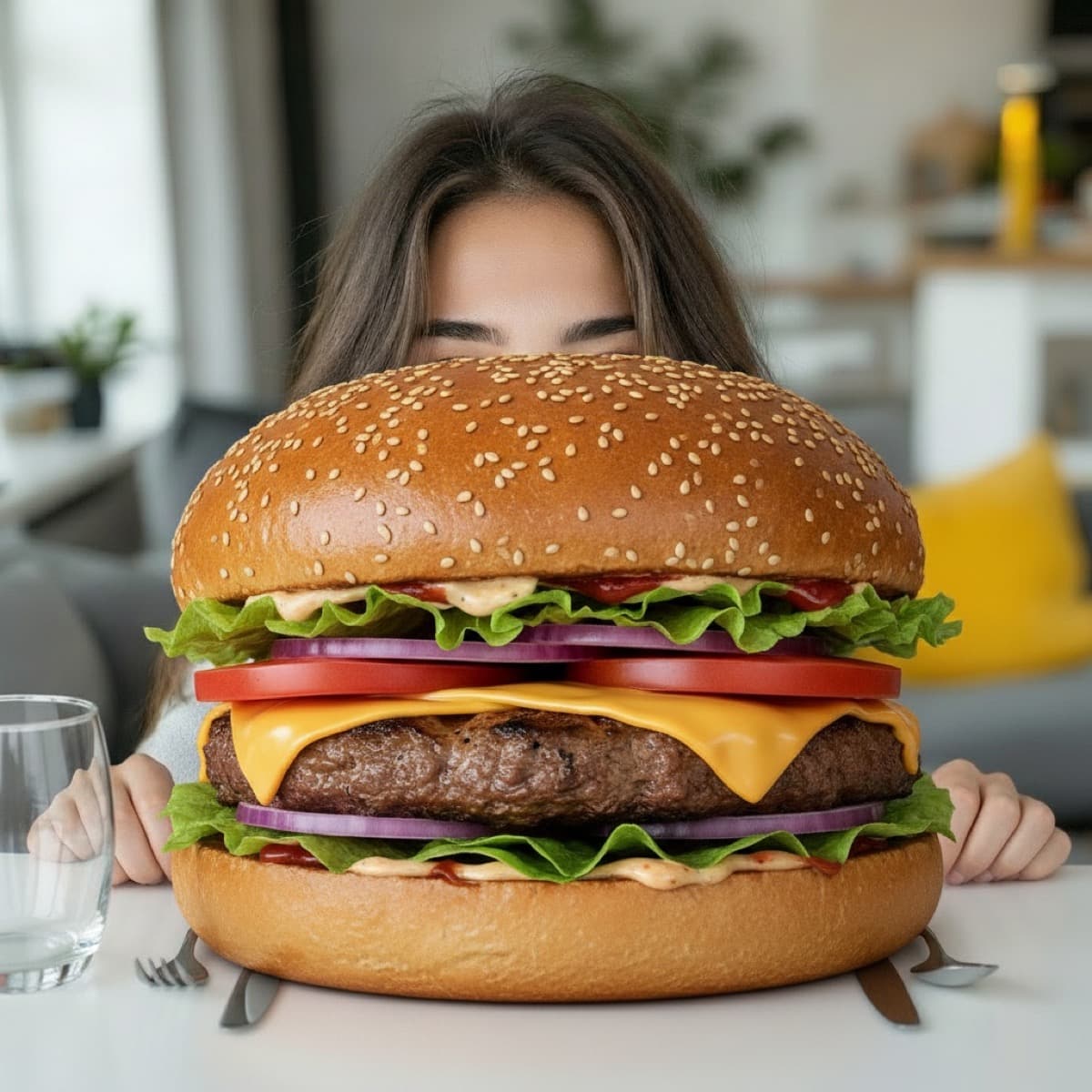 bigburger AI prank photo example