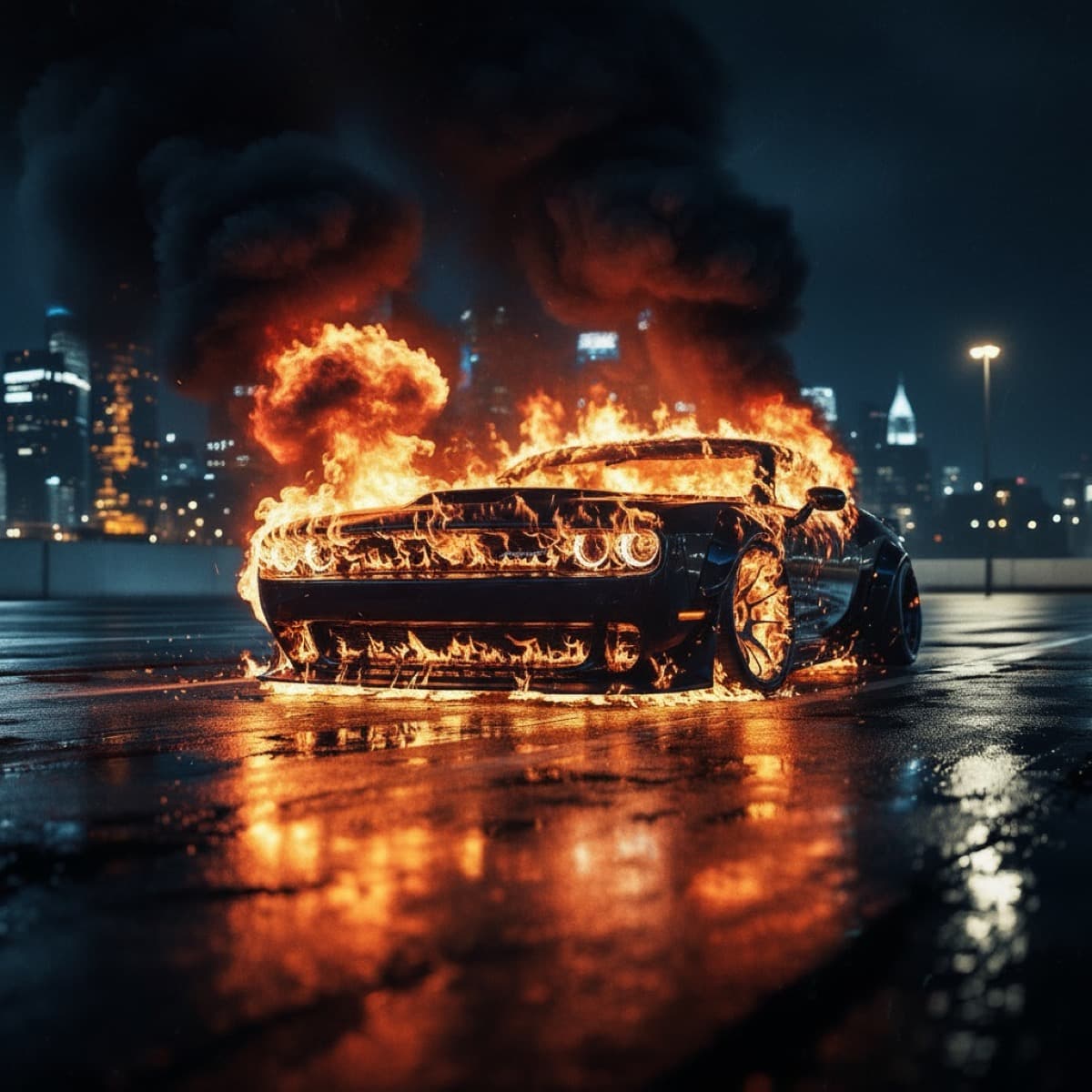 carfire AI prank photo example