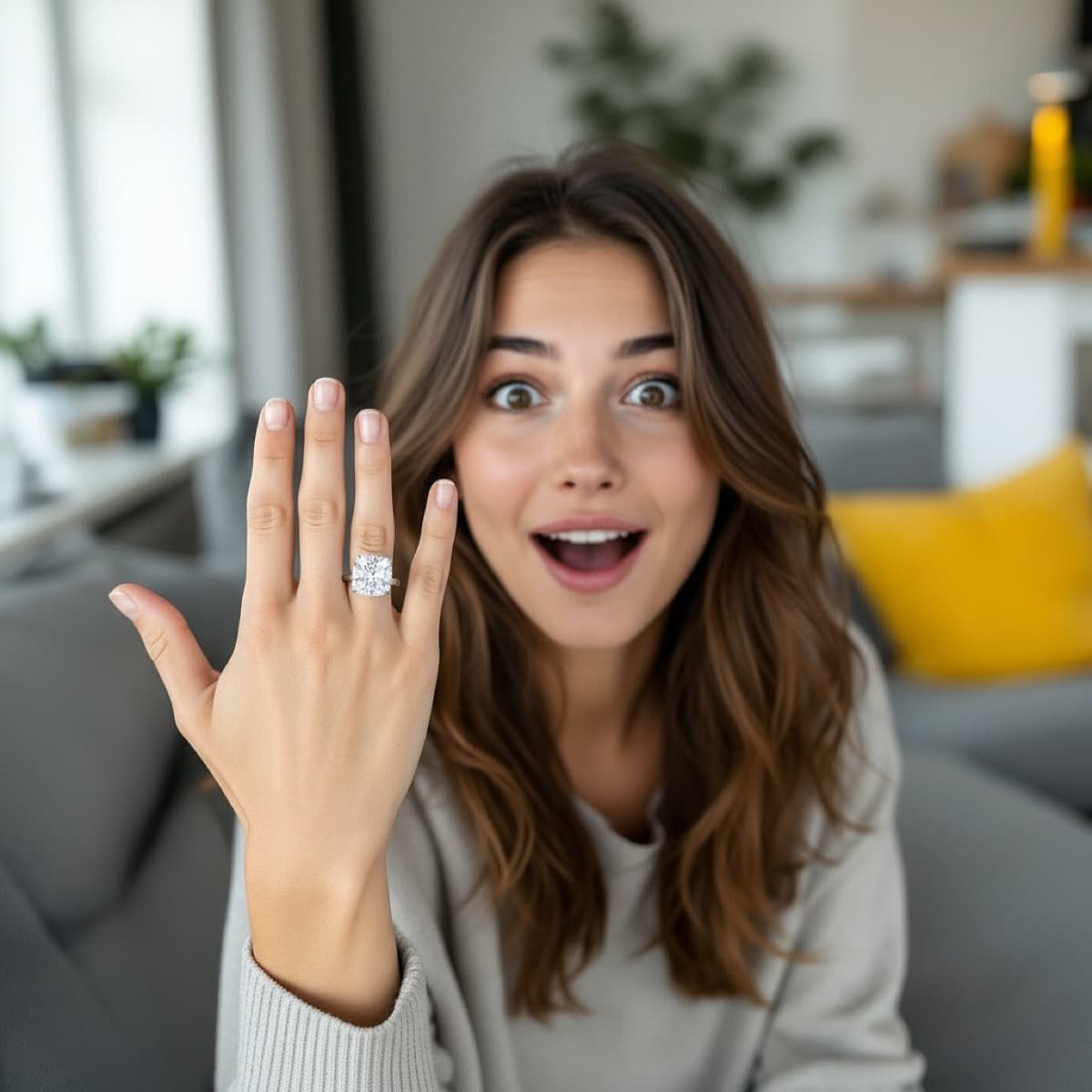 engaged AI prank photo example