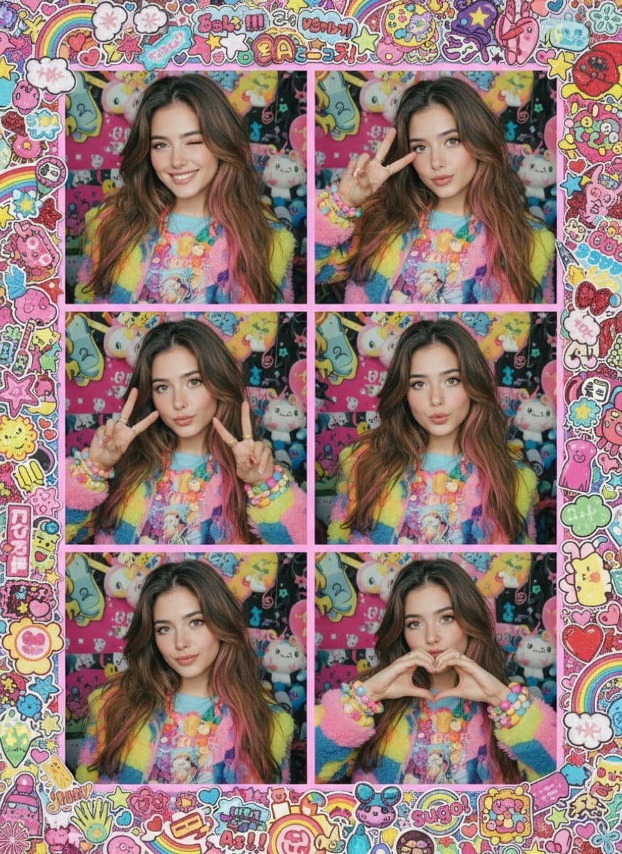 harajuku booth AI prank photo example