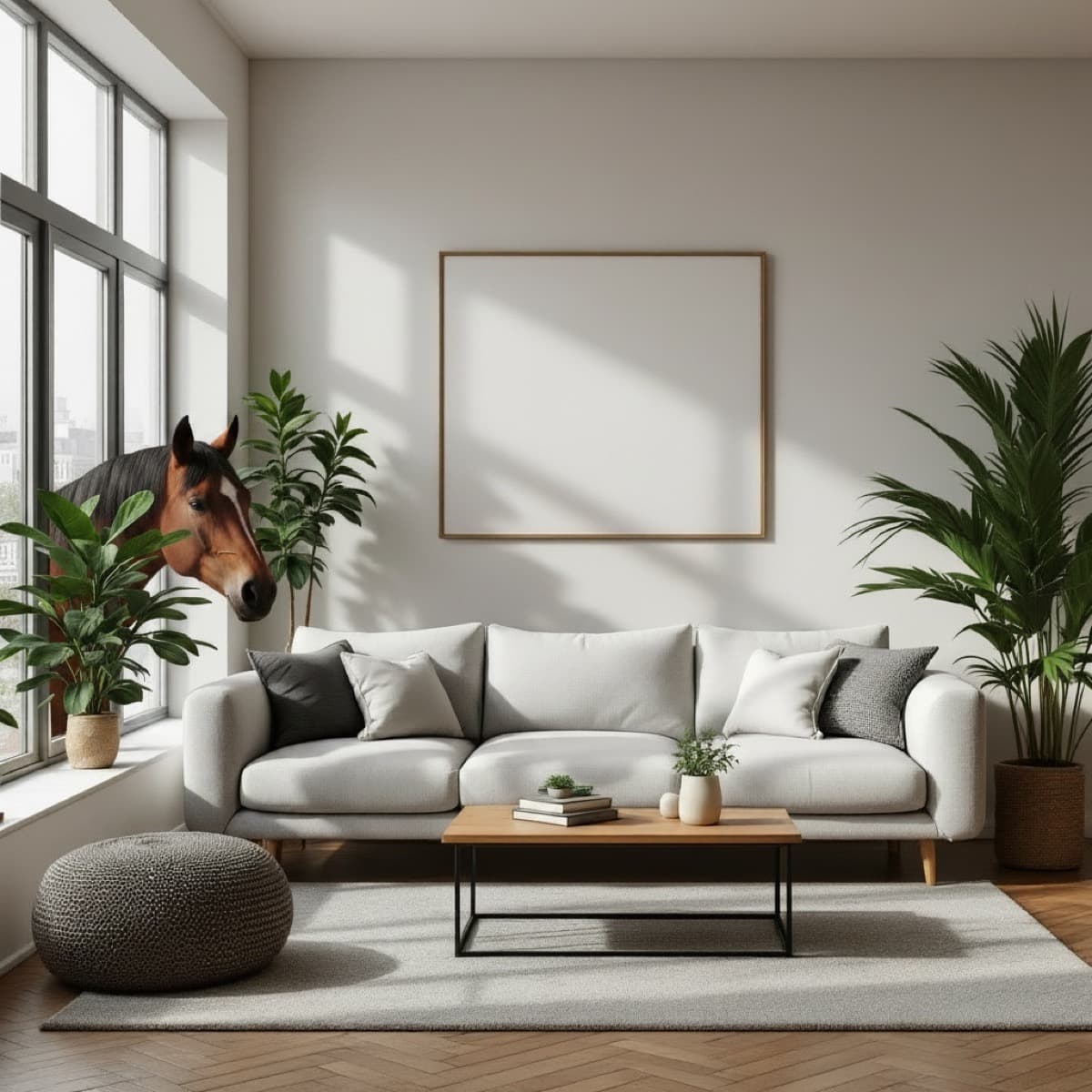 horsewindow AI prank photo example