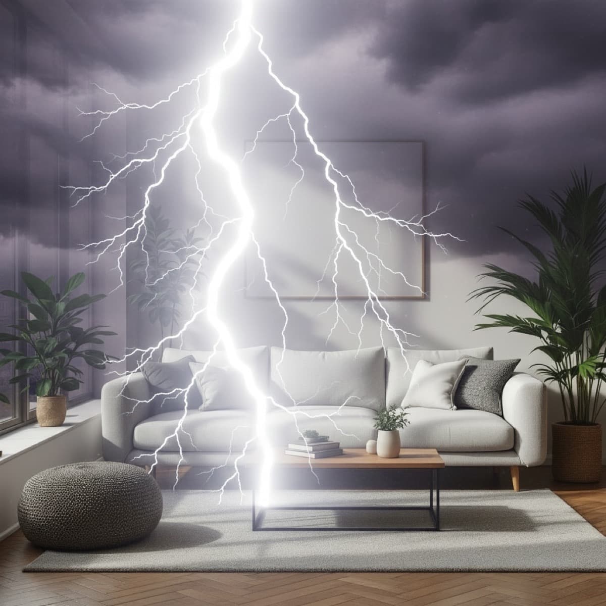 lightning AI prank photo example