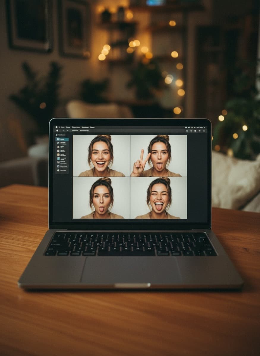 macbook booth AI prank photo example