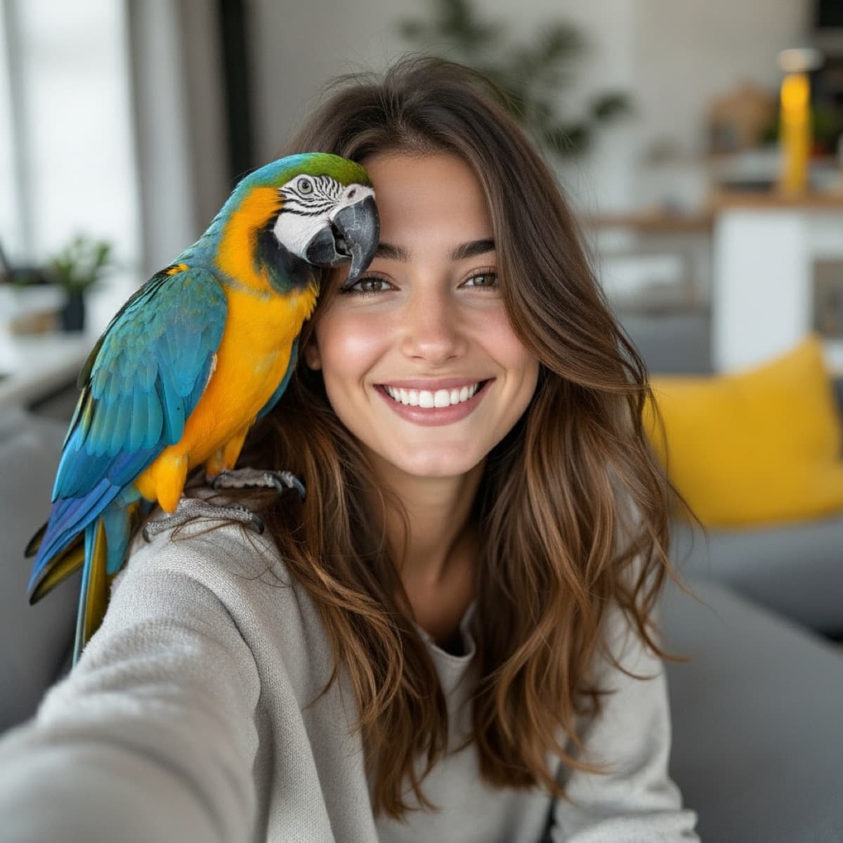 parrot AI prank photo example