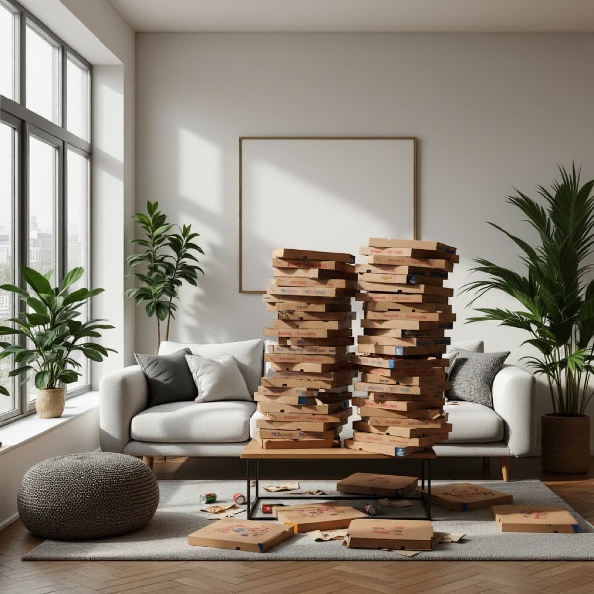 pizzas AI prank photo example
