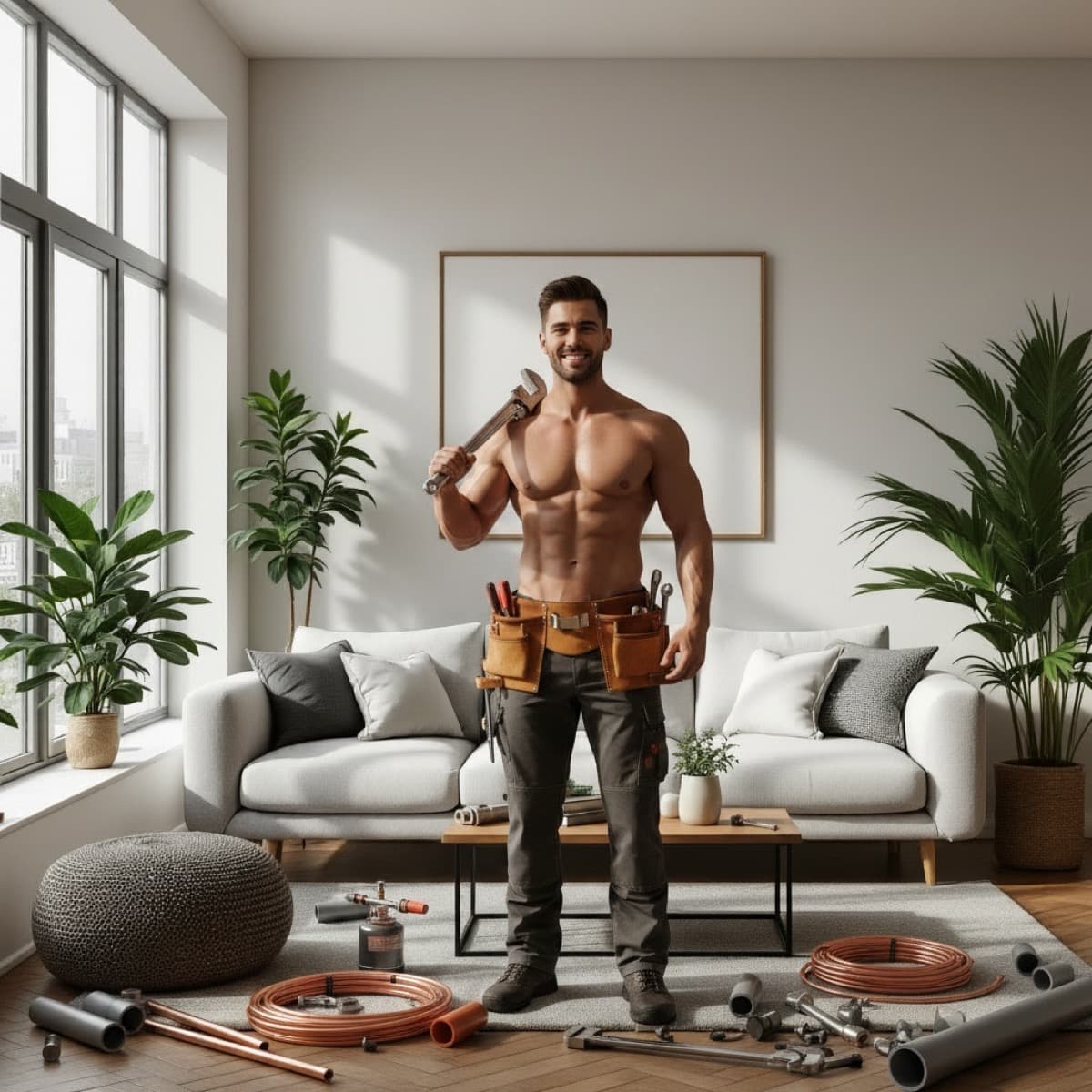 plumber AI prank photo example