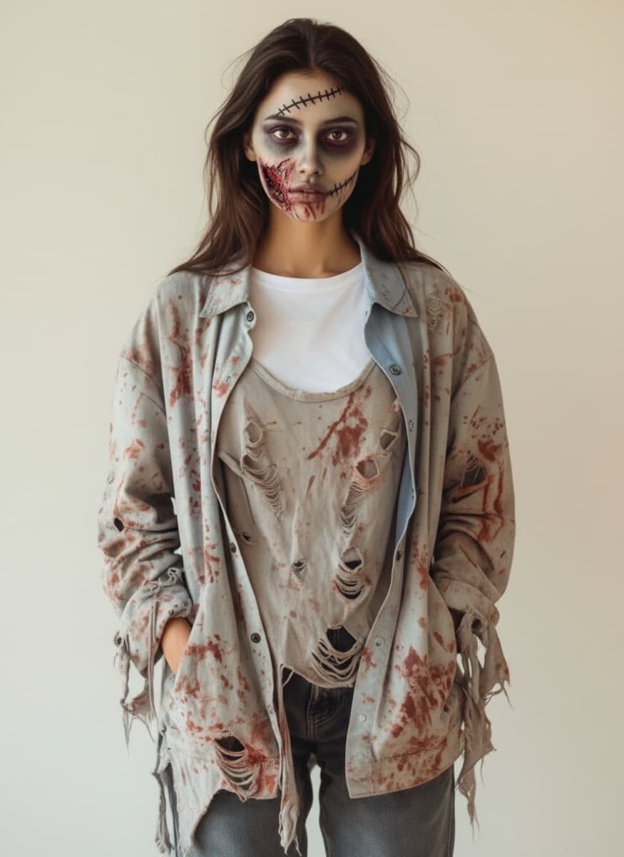 zombie AI prank photo example